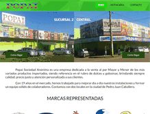 Tablet Screenshot of popaisa.com